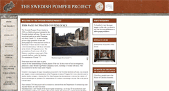 Desktop Screenshot of pompejiprojektet.se